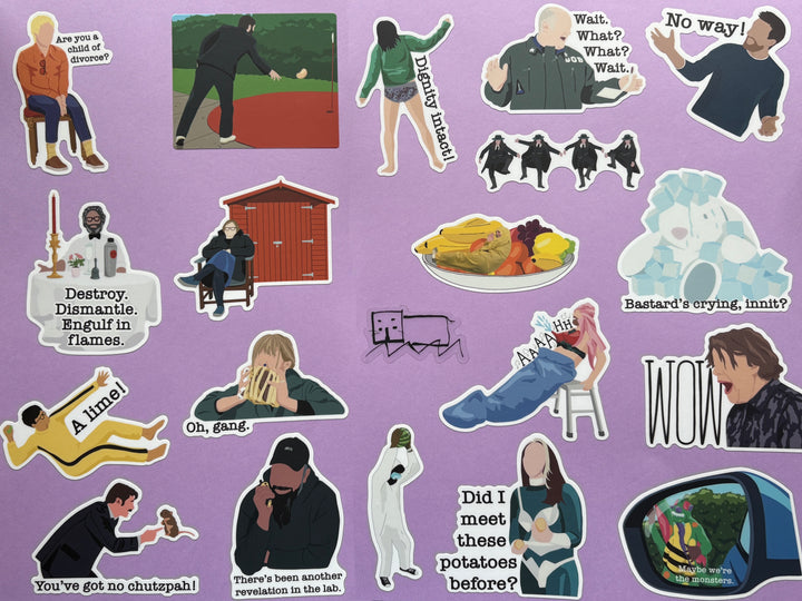 Taskmaster UK Moments Stickers (Set of 20)