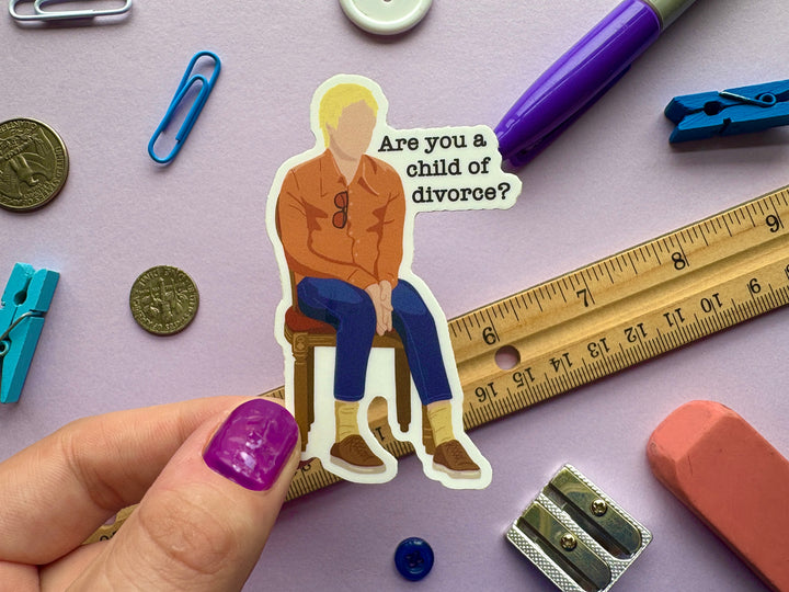 Are you a child of divorce? Sticker (Sam Campbell)