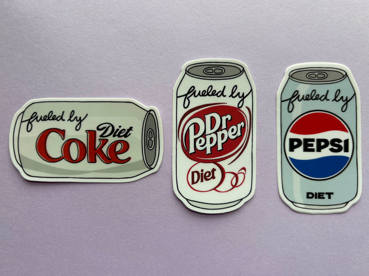 Diet Cola Sticker Pack (Three Stickers)
