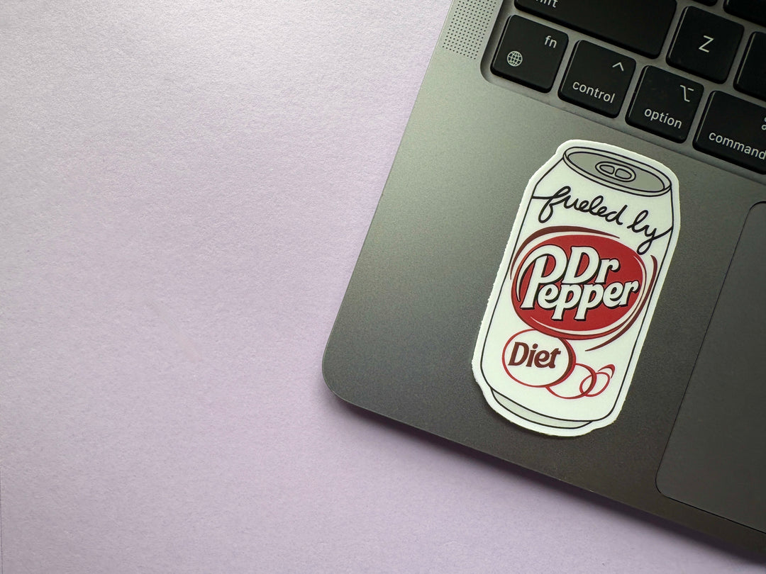 Fueled by Diet Dr. Pepper Sticker