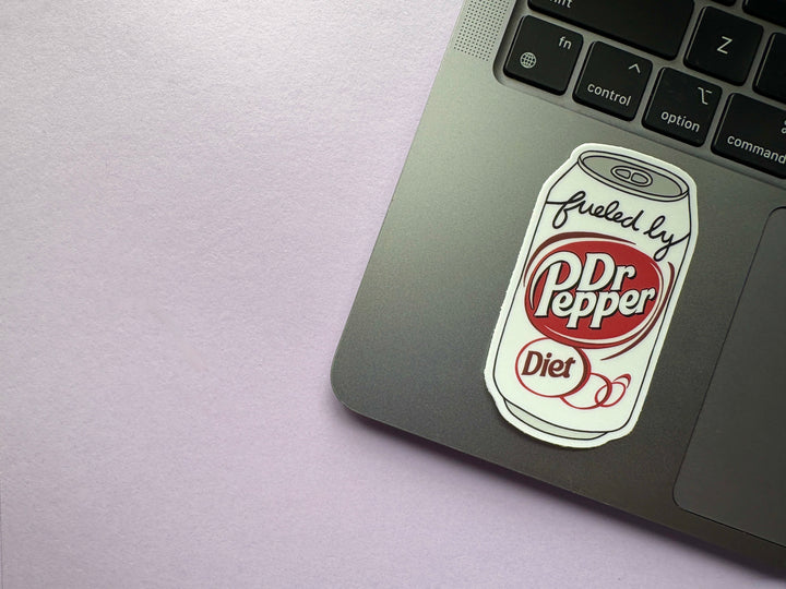 Fueled by Diet Dr. Pepper Sticker