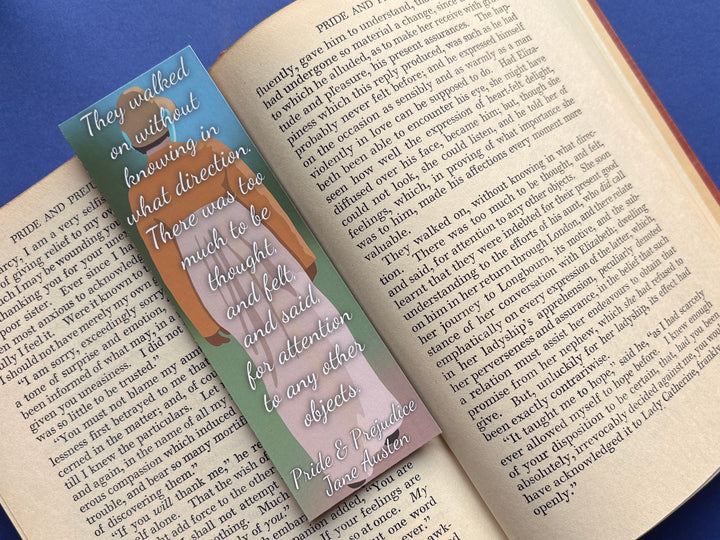 Lizzy and Darcy Pride and Prejudice Bookmark