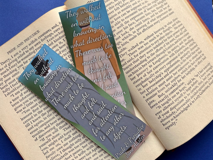 Lizzy and Darcy Pride and Prejudice Bookmark
