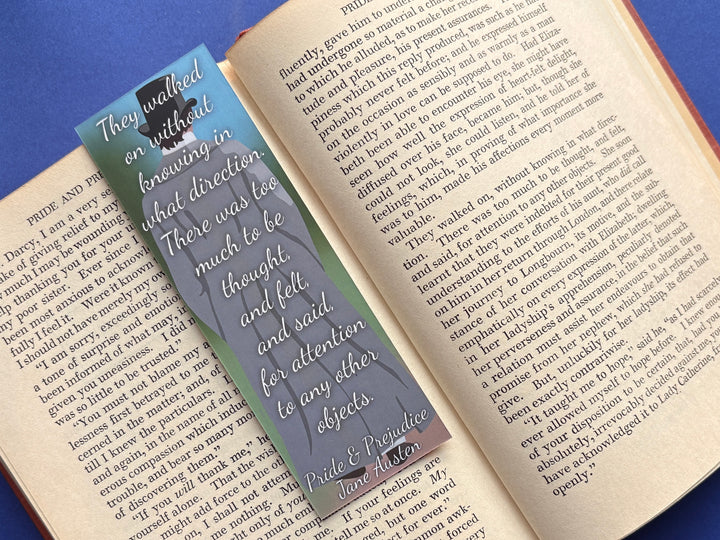 Lizzy and Darcy Pride and Prejudice Bookmark