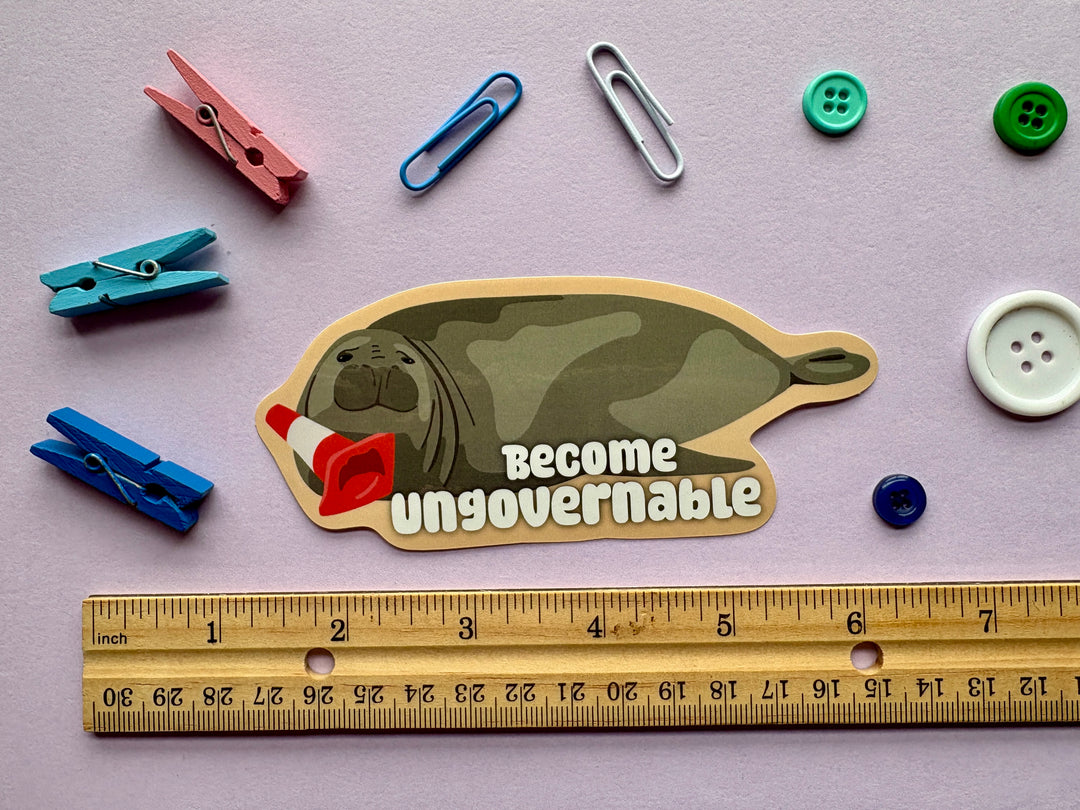 Be Ungovernable Stickers (Set of 2)