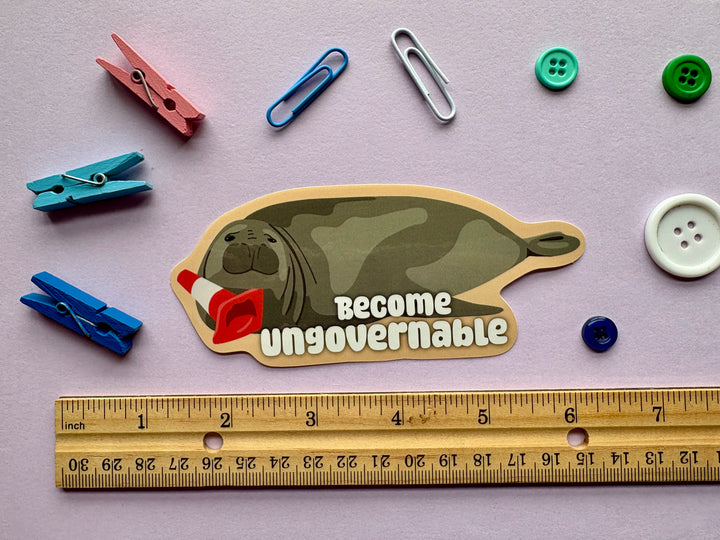 Be Ungovernable Stickers (Set of 2)