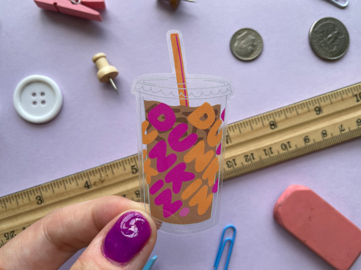 Dunkin' Donuts Iced Coffee Sticker