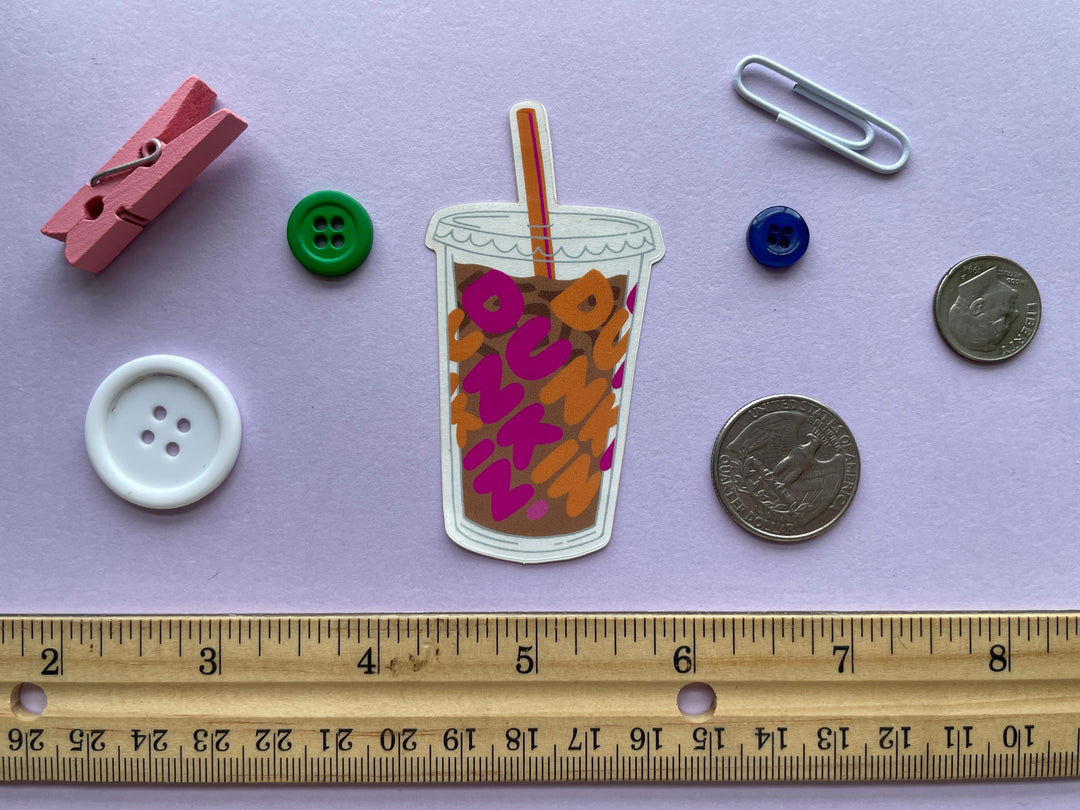 Dunkin' Donuts Iced Coffee Sticker