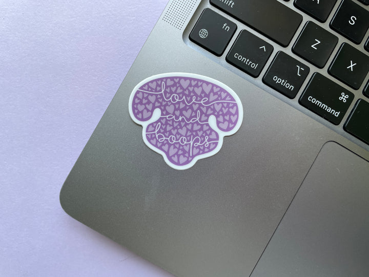 Love and Boops Sticker