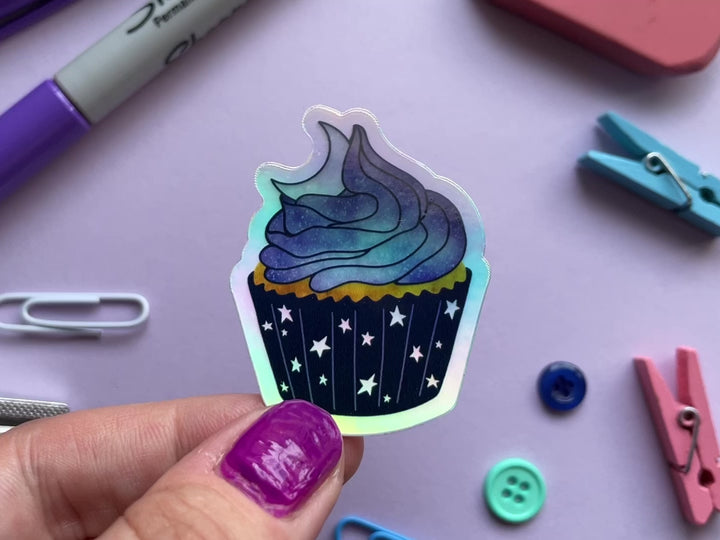 Cosmic Cupcake Sticker